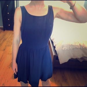 ONLY mini dress with back cut out!